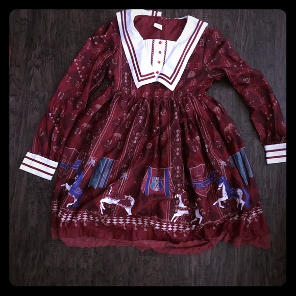 ❌SOLD❌ Lolita Carousel Dress - Picture 2 of 3